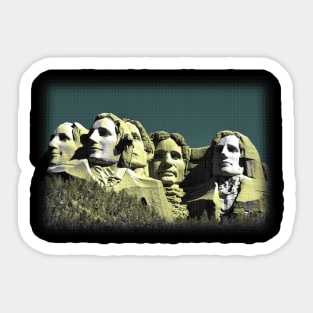 American Landmarks - Dot Style Sticker